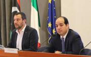 Matteo Salvini e Ahmed Maitig